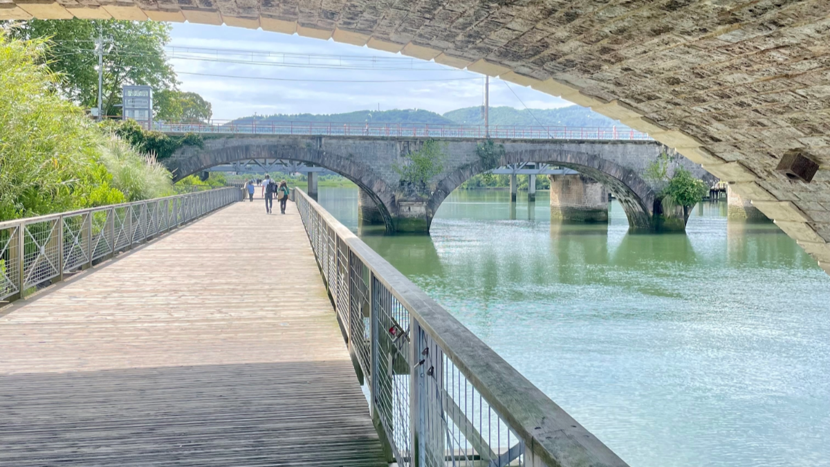 Under bridges