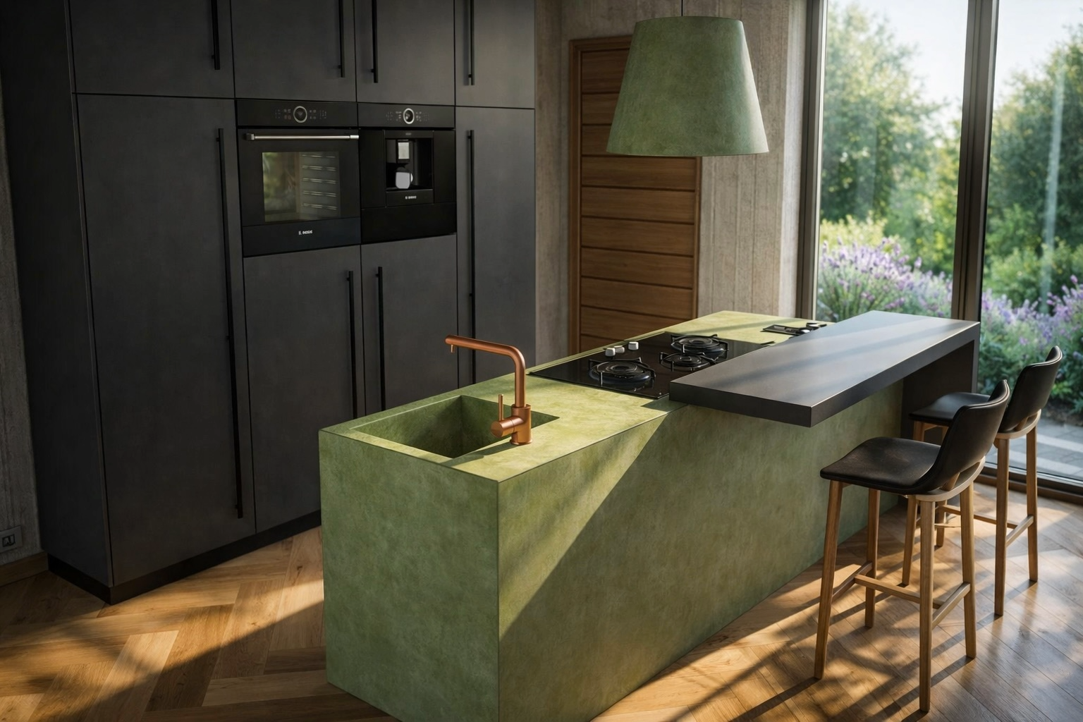 kitchen in SketchUp & Enscape + Veras